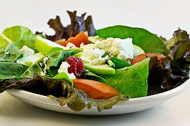 plate of salad